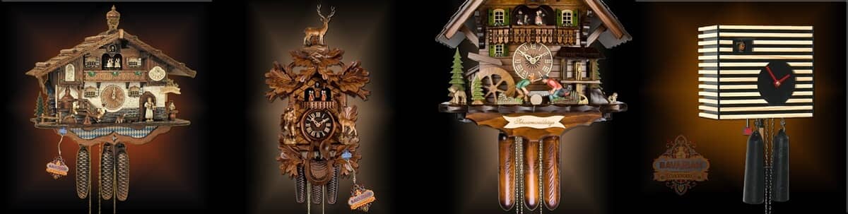 Hand carved cuckoo clock german craftsmanship