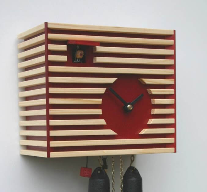 Modern Romba coo coo clock classic cube